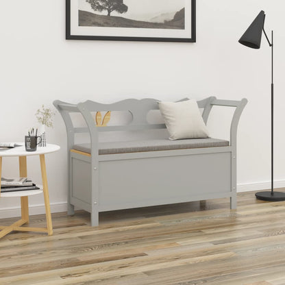 Panca Bianca 107X45X75,5 Cm Legno Massello Di Abete