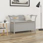 Panca Bianca 107X45X75,5 Cm Legno Massello Di Abete