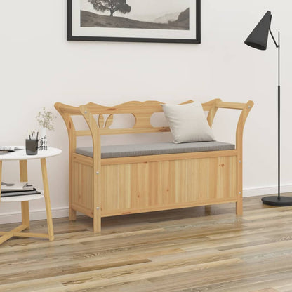 Panca Bianca 107X45X75,5 Cm Legno Massello Di Abete