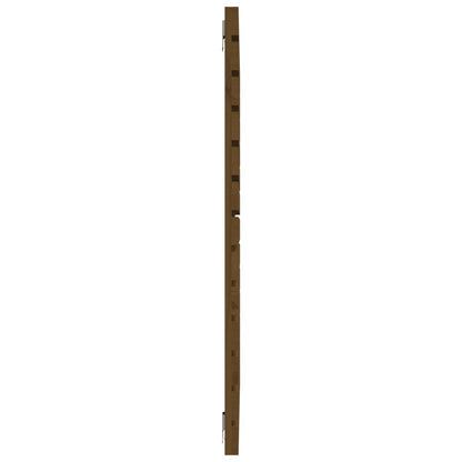 Testiera Da Parete Ambra 126X3X91,5Cm In Legno Massello Di Pino