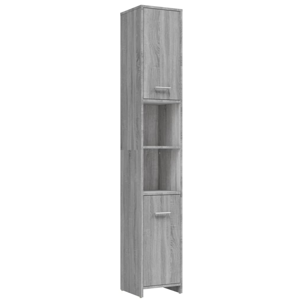 Set Mobili Da Bagno 4 Pz In Legno Multistrato
