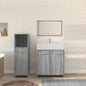 Set Mobili Da Bagno 3 Pz Legno Multistrato