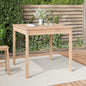 Tavolo Da Giardino 121X82,5X76 Cm In Legno Massello Di Pino