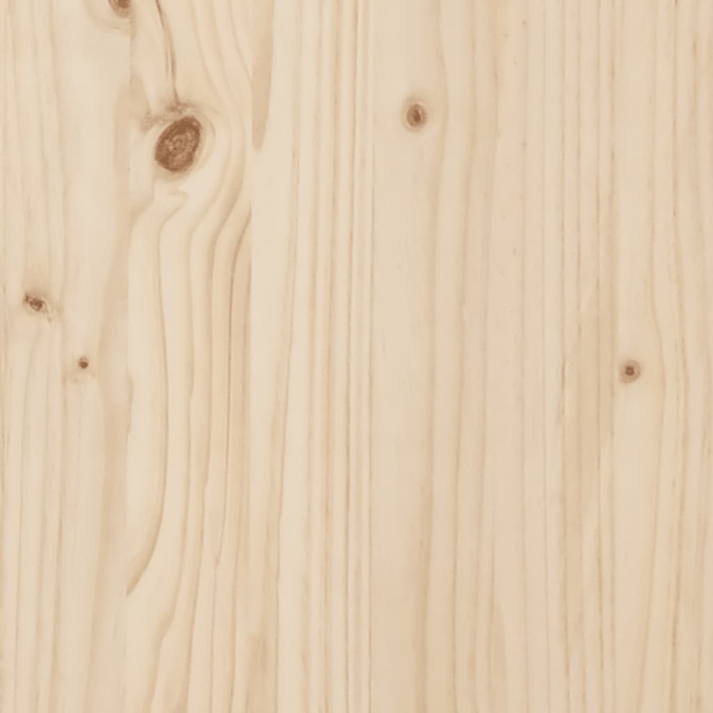 Tavolo Da Giardino 121X82,5X76 Cm In Legno Massello Di Pino