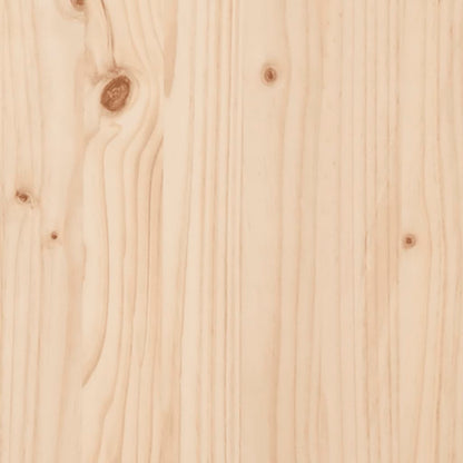 Tavolo Da Giardino 121X82,5X76 Cm In Legno Massello Di Pino