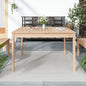 Tavolo Da Giardino 121X82,5X76 Cm In Legno Massello Di Pino