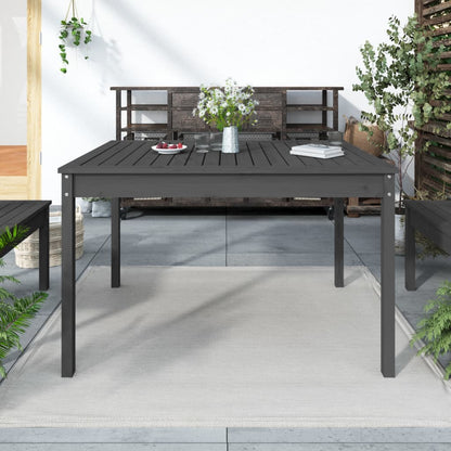 Tavolo Da Giardino 121X82,5X76 Cm In Legno Massello Di Pino