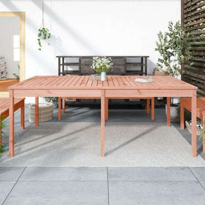 Tavolo Da Giardino 121X82,5X76 Cm In Legno Massello Di Pino