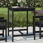 Tavolo Da Giardino Bianco 159,5X82,5X110 Cm Legno Massello Pino