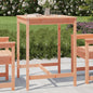 Tavolo Da Giardino Bianco 159,5X82,5X110 Cm Legno Massello Pino
