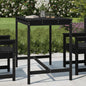 Tavolo Da Giardino Bianco 159,5X82,5X110 Cm Legno Massello Pino