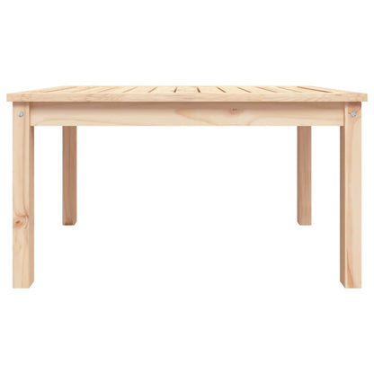 Tavolo Da Giardino 82,5X50,5X45 Cm In Legno Massello Di Pino