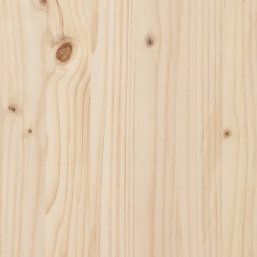 Tavolo Da Giardino 82,5X50,5X45 Cm In Legno Massello Di Pino