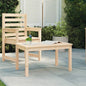 Tavolo Da Giardino 82,5X50,5X45 Cm In Legno Massello Di Pino