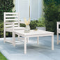 Tavolo Da Giardino 82,5X50,5X45 Cm In Legno Massello Di Pino