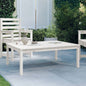 Tavolo Da Giardino 82,5X50,5X45 Cm In Legno Massello Di Pino