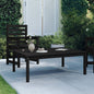 Tavolo Da Giardino 82,5X50,5X45 Cm In Legno Massello Di Pino