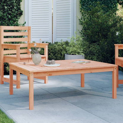 Tavolo Da Giardino 82,5X50,5X45 Cm In Legno Massello Di Pino