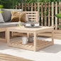 Tavolo Da Giardino 82,5X50,5X45 Cm In Legno Massello Di Pino