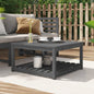 Tavolo Da Giardino 82,5X50,5X45 Cm In Legno Massello Di Pino