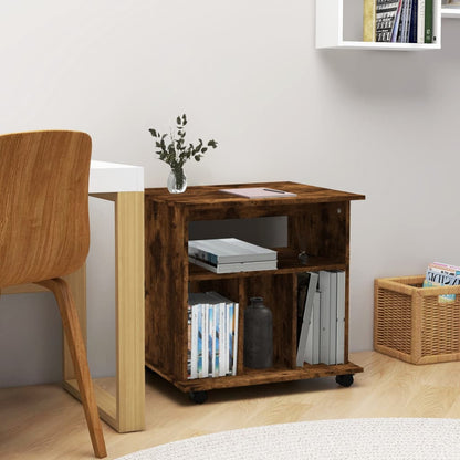 Armadietto Con Ruote 60X45X60 Cm Legno Multistrato