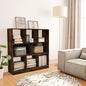 Libreria Nera 97,5X29,5X100 Cm In Legno Multistrato