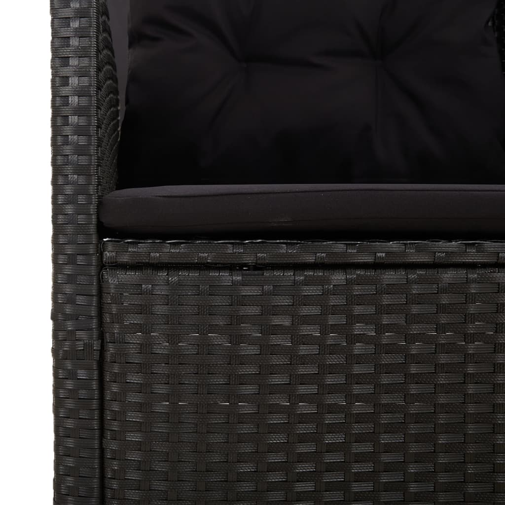 Divano Angolare Reclinabile Con Cuscini In Polyrattan