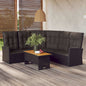 Divano Angolare Reclinabile Con Cuscini In Polyrattan