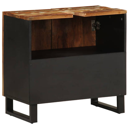 Mobile Lavabo 62X33X58 Cm Legno Massello Recupero E Multistrato