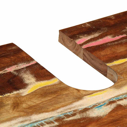 Mobile Lavabo 62X33X58 Cm Legno Massello Recupero E Multistrato