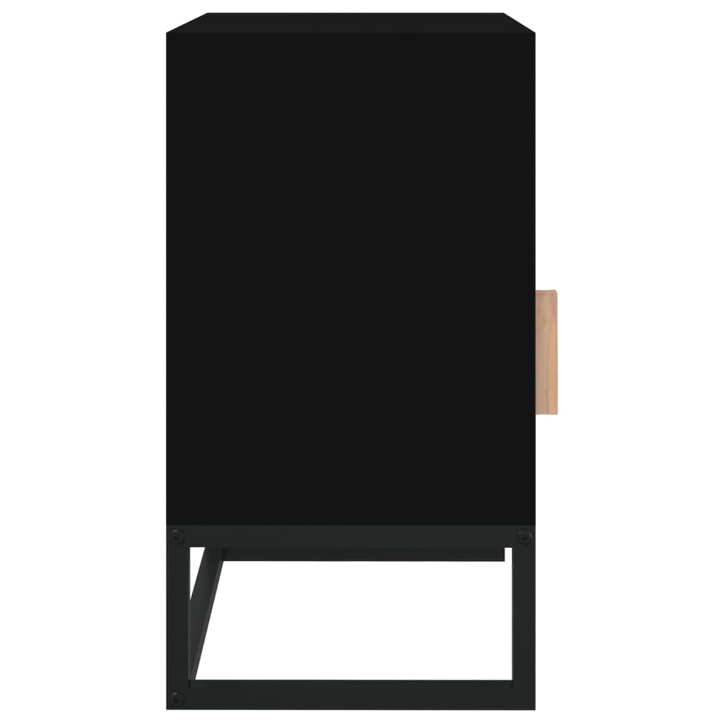 Comodino 40X30X55,5 Cm Legno Multistrato E Ferro