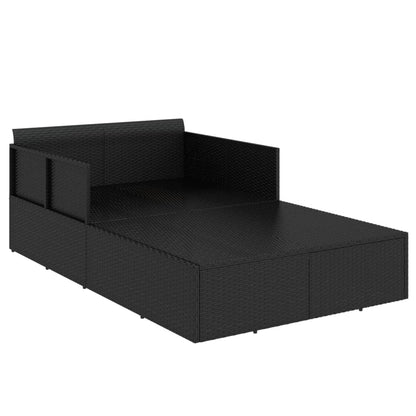 Lettino Con Cuscini 182X118X63 Cm In Polyrattan