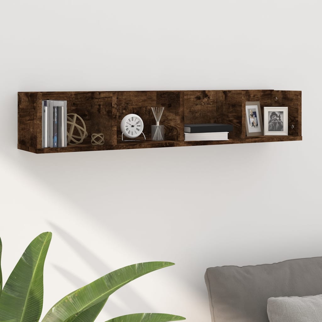 Mensola A Muro Cd 100X18X18Cm Legno Multistrato