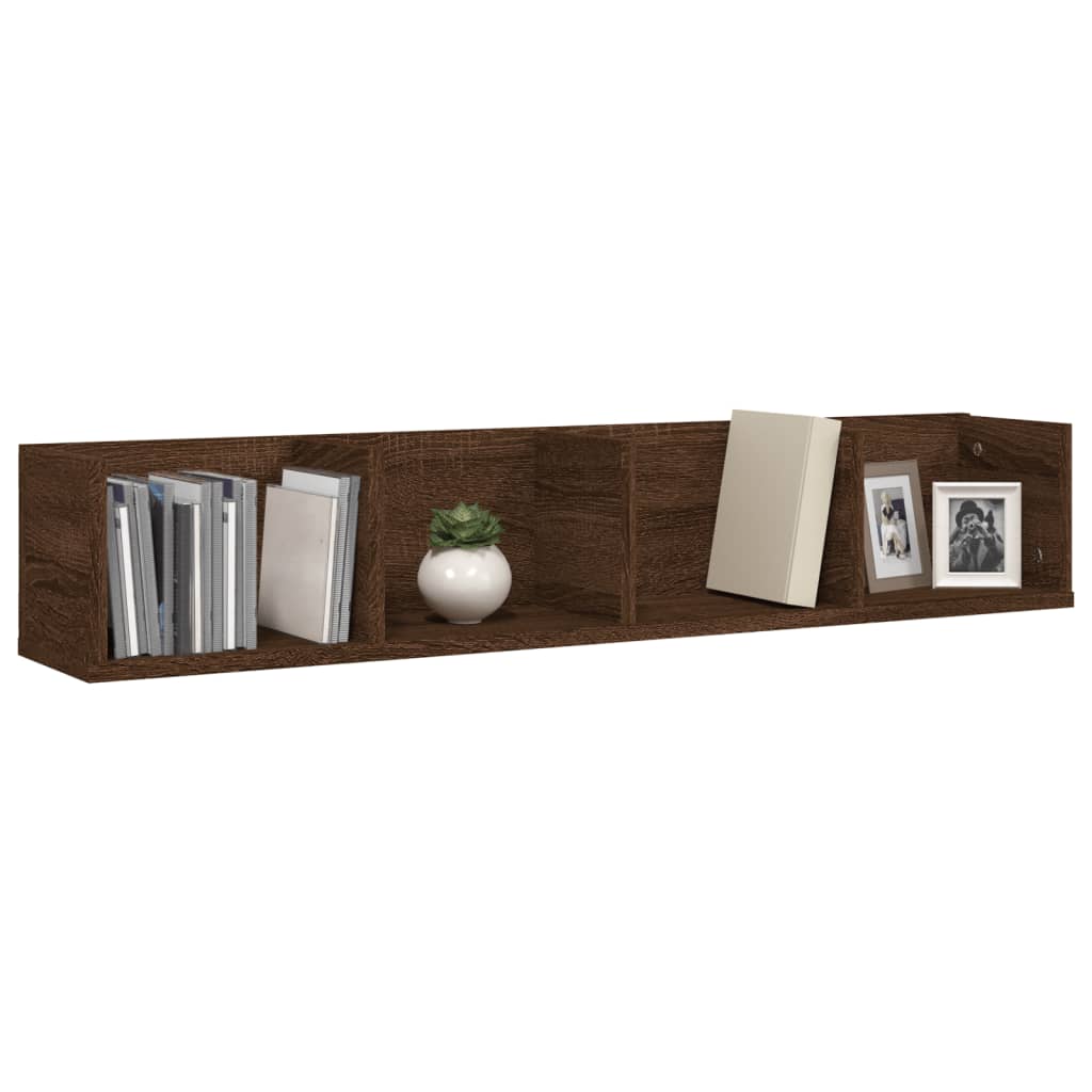 Mensola A Muro Cd 100X18X18Cm Legno Multistrato