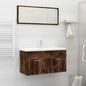 Set Mobili Da Bagno 2 Pz In Legno Multistrato