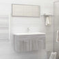 Set Mobili Da Bagno 2 Pz In Legno Multistrato