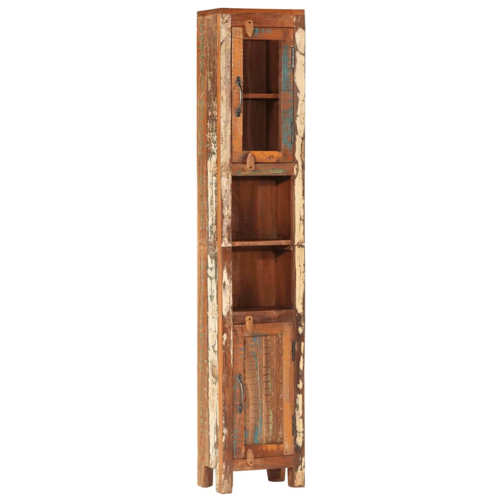 Set Mobili Da Bagno 4 Pz In Legno Massello Di Recupero