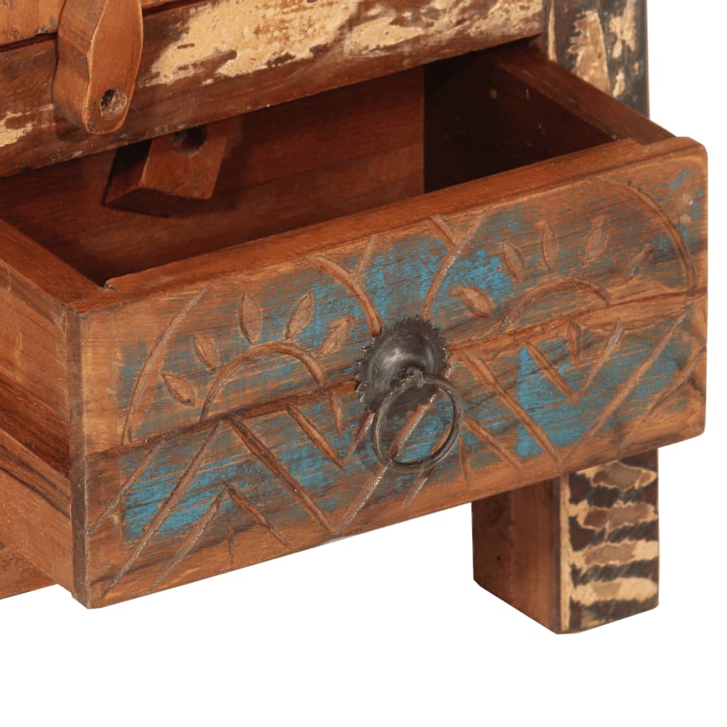 Set Mobili Da Bagno 4 Pz In Legno Massello Di Recupero