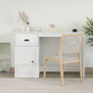 Scrivania Cassetto 115X50X75 Cm Legno Multistrato