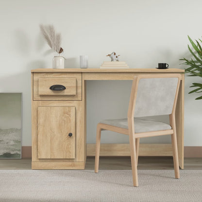 Scrivania Cassetto 115X50X75 Cm Legno Multistrato