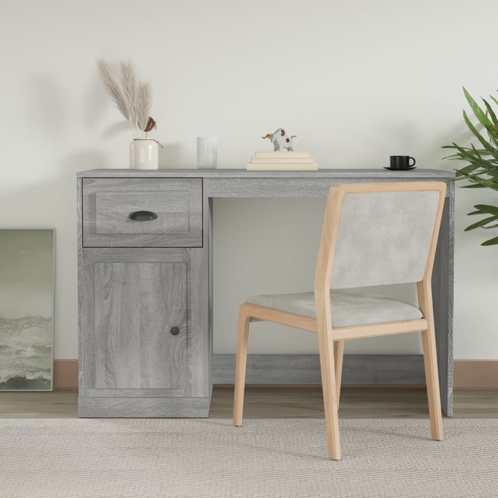 Scrivania Cassetto 115X50X75 Cm Legno Multistrato