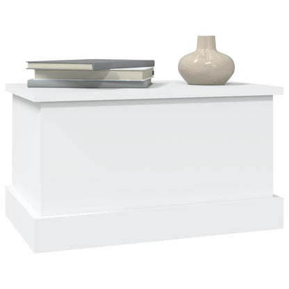 Scatola Portaoggetti Bianca 50X30X28 Cm In Legno Ingegnerizzato