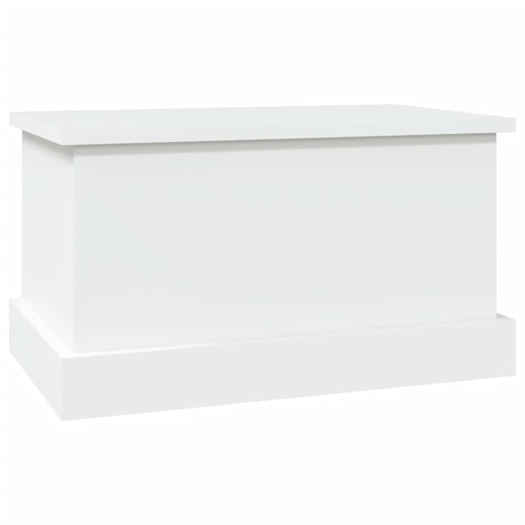 Scatola Portaoggetti Bianca 50X30X28 Cm In Legno Ingegnerizzato