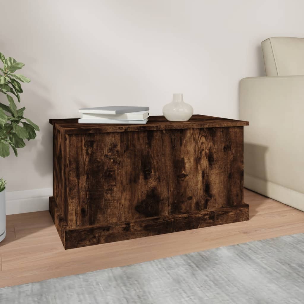 Contenitore Rovere Fumo 70X40X38 Cm Legno Multistrato