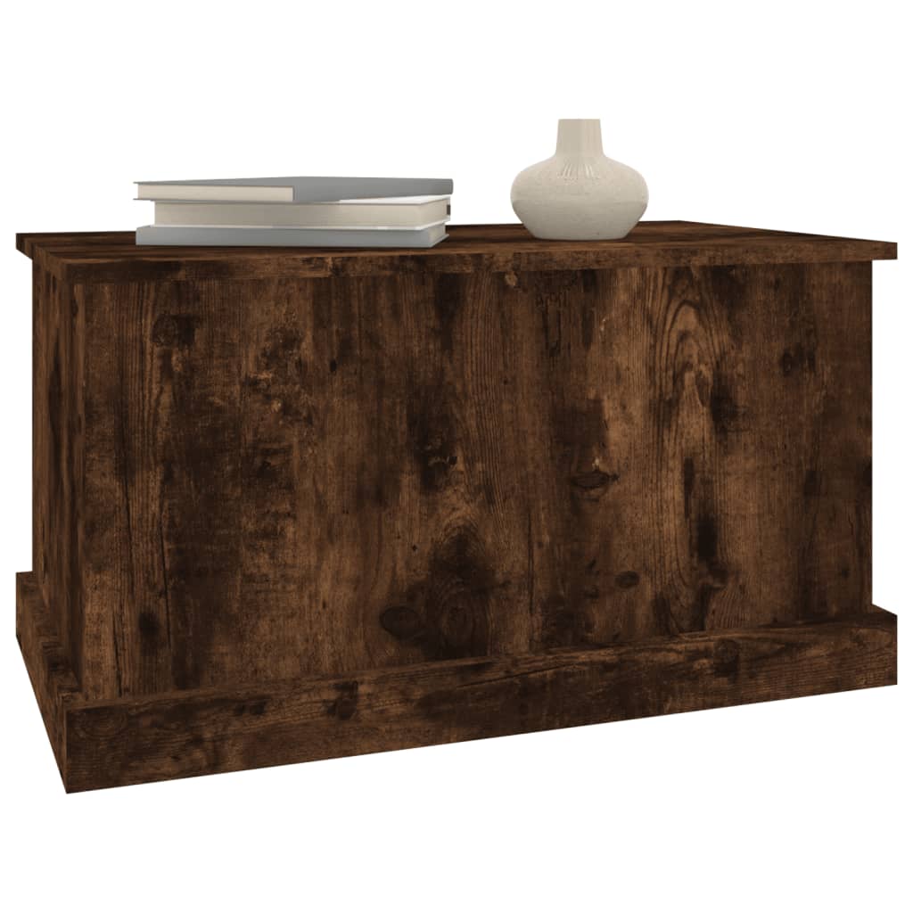 Contenitore Rovere Fumo 70X40X38 Cm Legno Multistrato