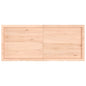 Ripiano A Parete 100X60X(2-6) Cm Massello Rovere Non Trattato Naturale