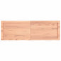 Ripiano Muro Marrone 100X30X(2-6) Cm Massello Rovere Trattato Marrone Chiaro