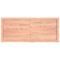Ripiano Muro Marrone 100X30X(2-6) Cm Massello Rovere Trattato Marrone Chiaro