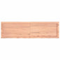 Ripiano Muro Marrone 100X30X(2-6) Cm Massello Rovere Trattato Marrone Chiaro