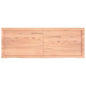 Ripiano Muro Marrone 100X30X(2-6) Cm Massello Rovere Trattato Marrone Chiaro
